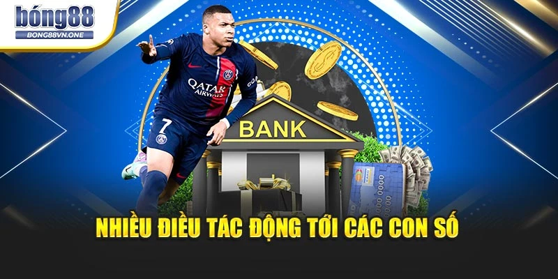 Nhiều điều tác động tới các con số 